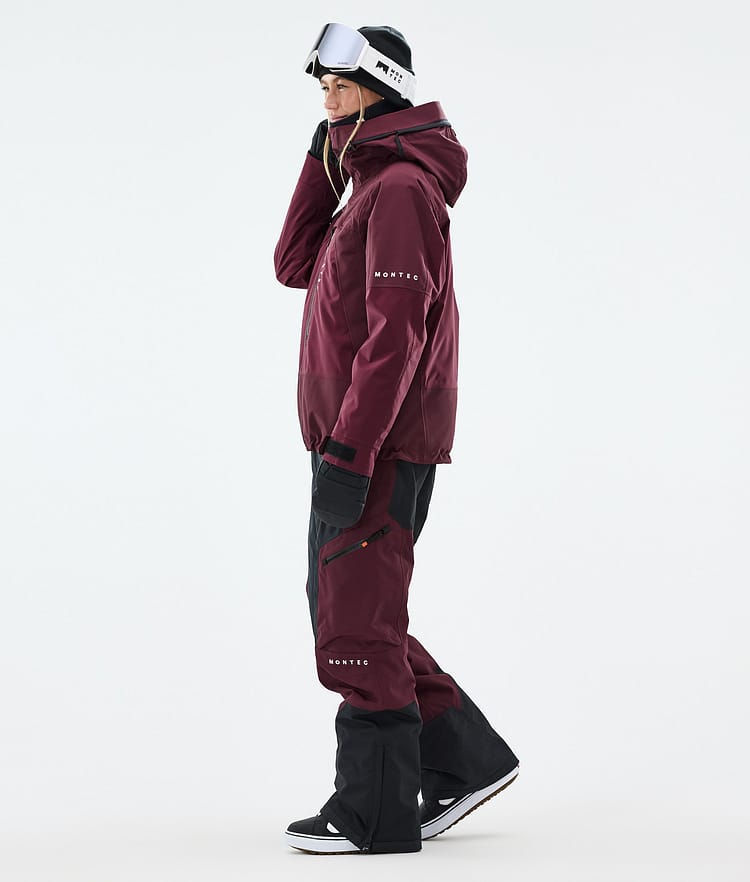 Montec Oracle W Snowboard Jacket Women Burgundy, Image 4 of 10