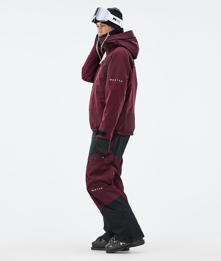 Montec Oracle W Ski Jacket Women Burgundy, Image 4 of 10