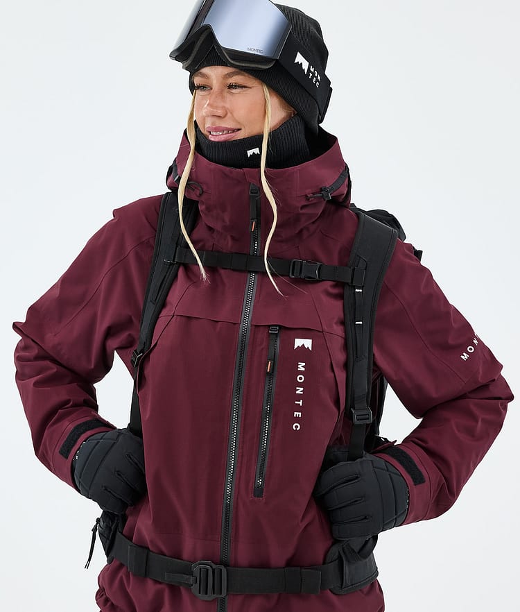 Montec Oracle W Veste Snowboard Femme Burgundy Renewed, Image 4 of 9