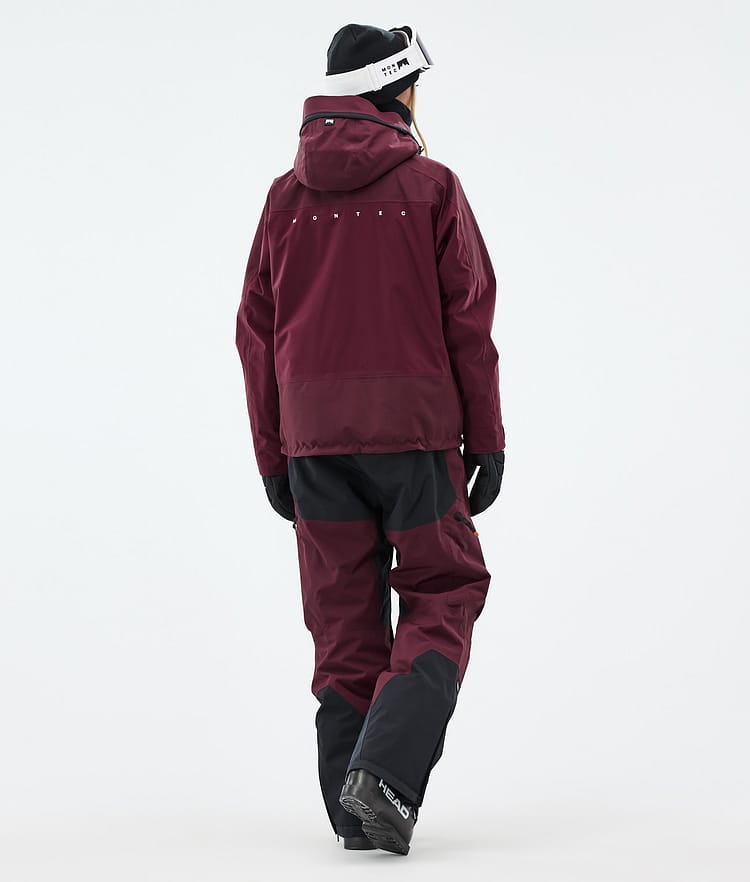Montec Oracle W Ski Jacket Women Burgundy, Image 5 of 10
