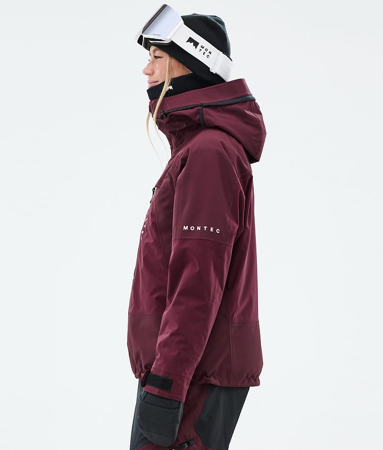 Montec Oracle W Ski Jacket Women Burgundy, Image 6 of 10