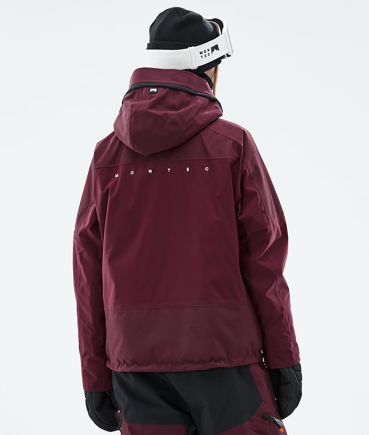 Montec Oracle W Ski Jacket Women Burgundy, Image 7 of 10