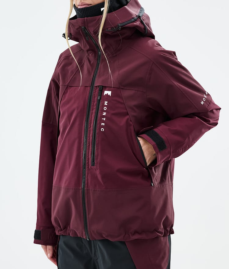 Montec Oracle W Ski Jacket Women Burgundy, Image 8 of 10