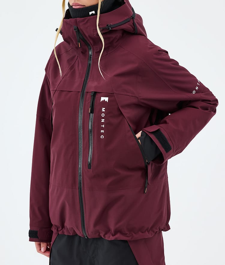Montec Oracle W Veste de Ski Femme Burgundy, Image 7 of 9