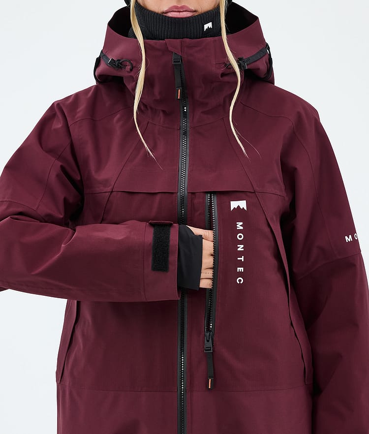 Montec Oracle W Veste Snowboard Femme Burgundy Renewed, Image 8 of 9