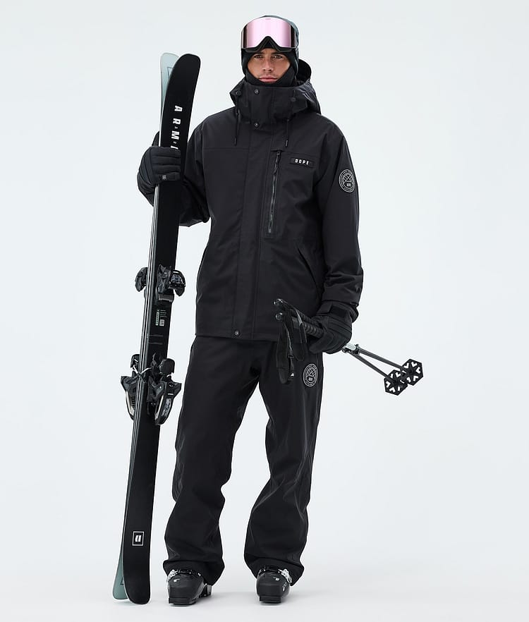 Dope Blizzard Full Zip Lyžařská Bunda Pánské Black, Image 2 of 9