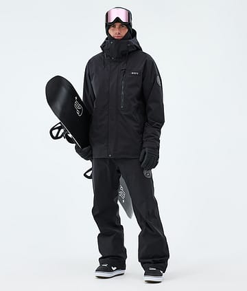 Dope Blizzard Full Zip Snowboard Outfit Black
