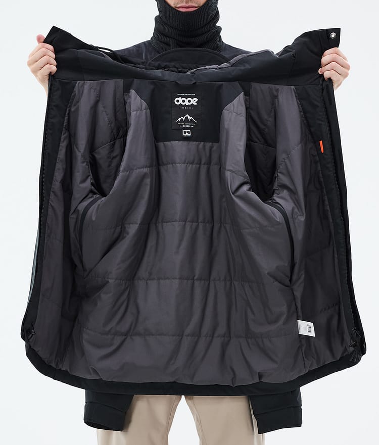 Dope Blizzard Full Zip Ski Jacket Men Black, Image 9 of 9