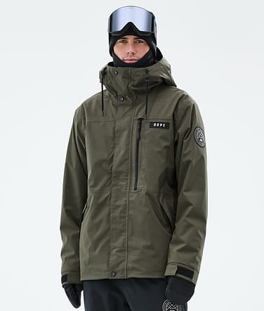 Dope Blizzard Full Zip Veste Snowboard Homme Olive Green