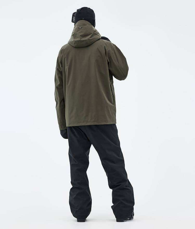 Dope Blizzard Full Zip Ski Jacket Men Olive Green, Image 4 of 9