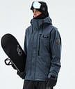 Dope Blizzard Full Zip Bunda na Snowboard Pánské Metal Blue