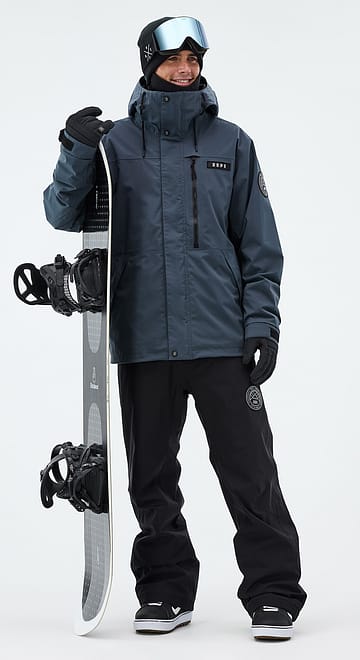 Dope Blizzard Full Zip Outfit Snowboard Metal Blue/Black