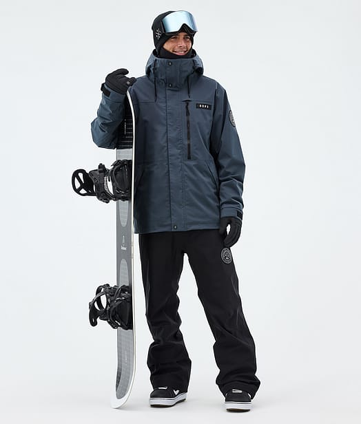 Dope Blizzard Full Zip Snowboard Outfit Metal Blue/Black