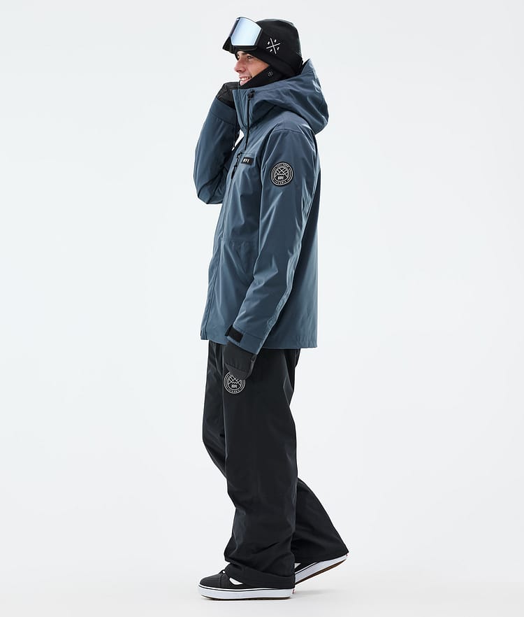 Dope Blizzard Full Zip Snowboard Jacket Men Metal Blue, Image 4 of 10