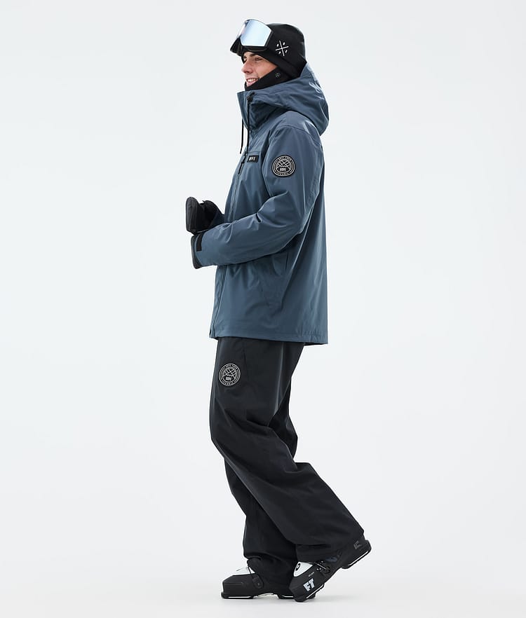 Dope Blizzard Full Zip Ski Jacket Men Metal Blue, Image 4 of 10
