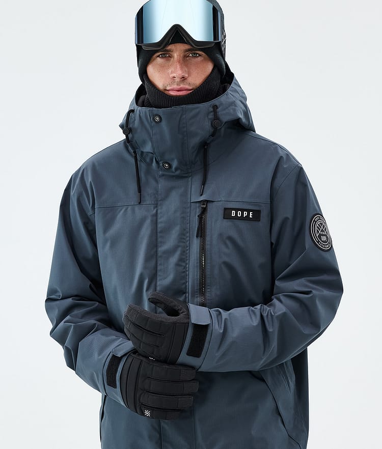 Dope Blizzard Full Zip Snowboardjacke Herren Metal Blue Renewed, Image 4 of 9