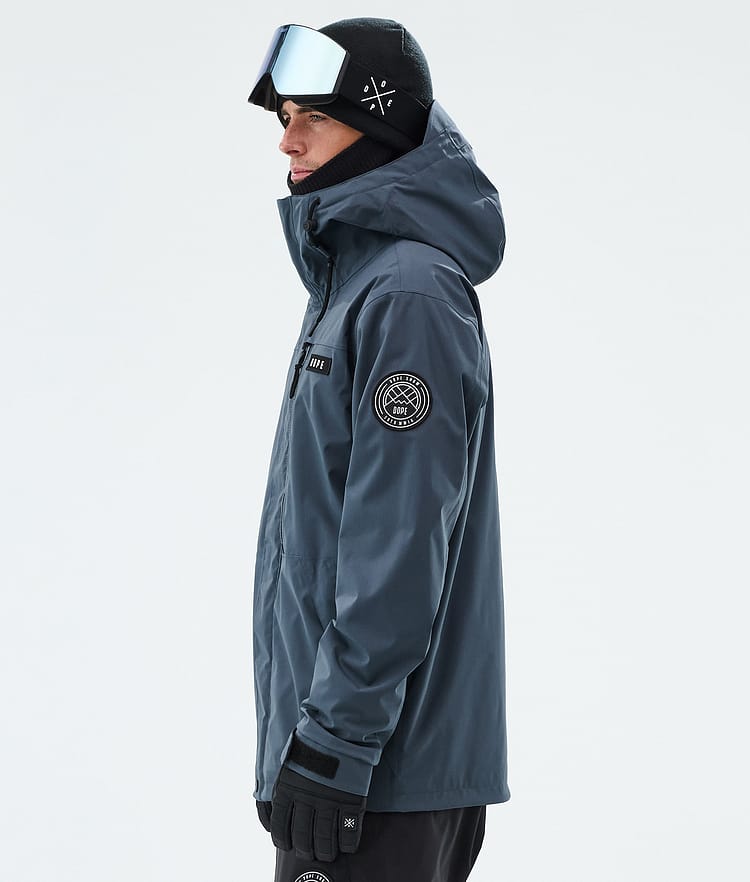 Dope Blizzard Full Zip Snowboardjakke Herre Metal Blue, Image 6 of 10