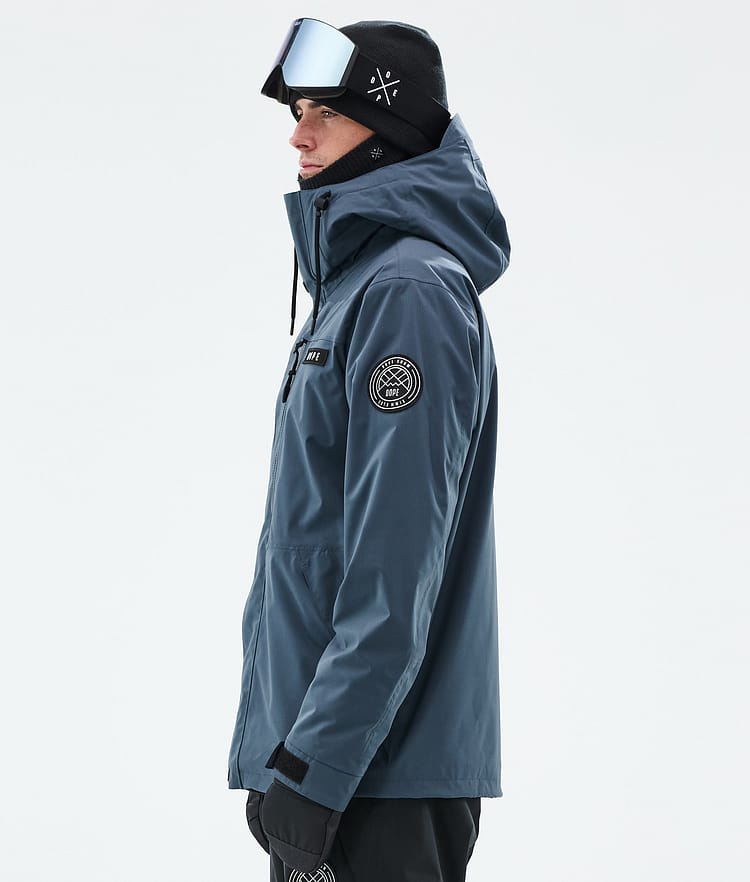 Dope Blizzard Full Zip Ski Jacket Men Metal Blue, Image 6 of 10