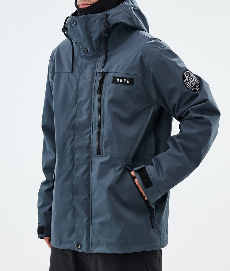 Dope Blizzard Full Zip Kurtka Narciarska Mężczyźni Metal Blue, Image 8 of 10