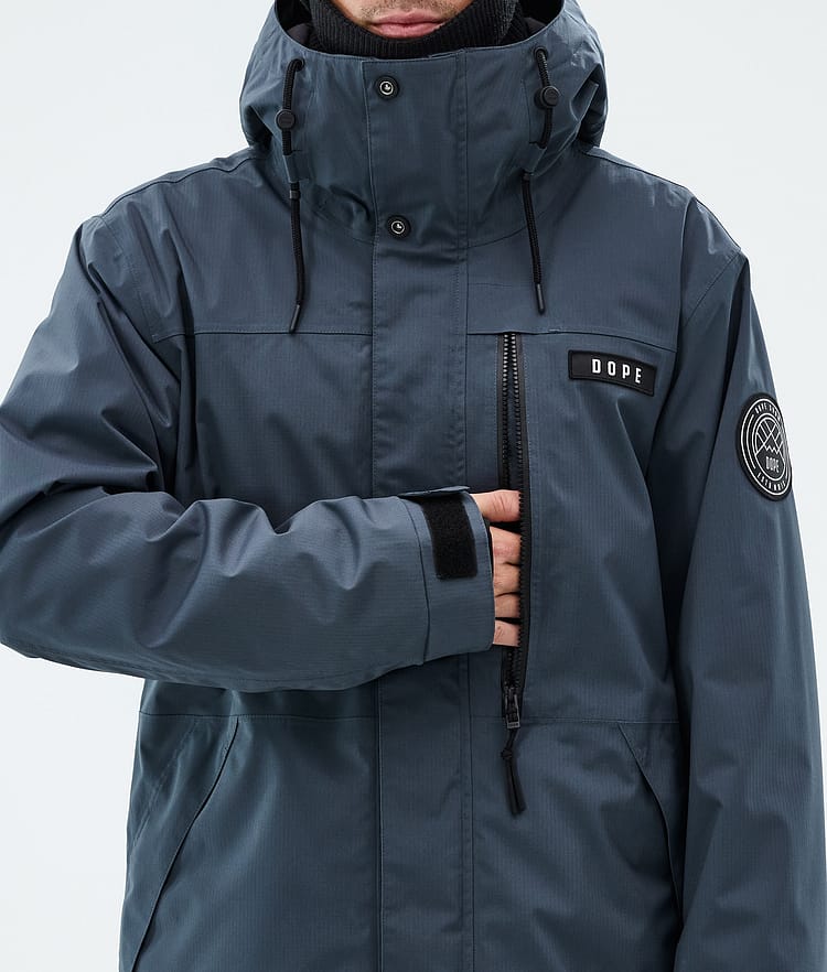 Dope Blizzard Full Zip Kurtka Narciarska Mężczyźni Metal Blue, Image 9 of 10