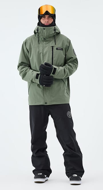 Dope Blizzard Full Zip Outfit Snowboard Moss Green/Black