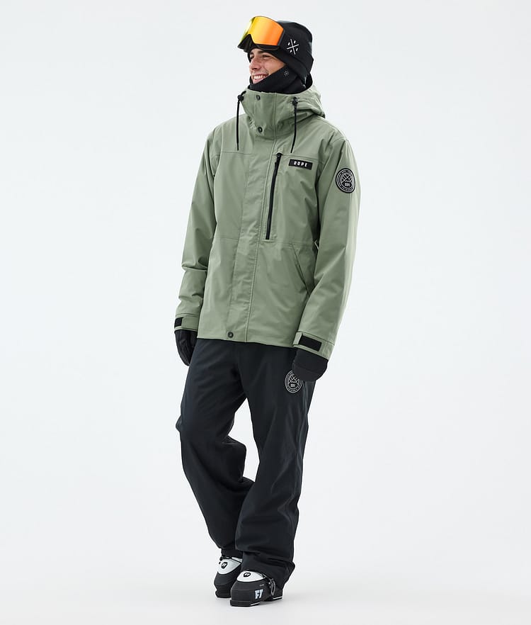 Dope Blizzard Full Zip Ski Jacket Men Moss Green, Image 2 of 9