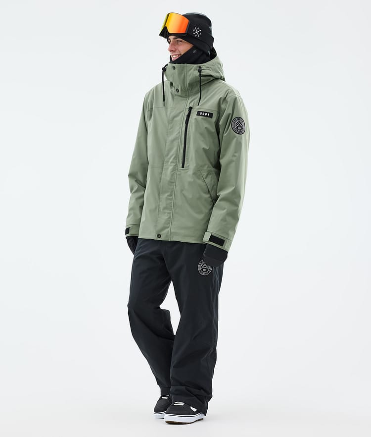 Dope Blizzard Full Zip Snowboard Jacket Men Moss Green, Image 2 of 9