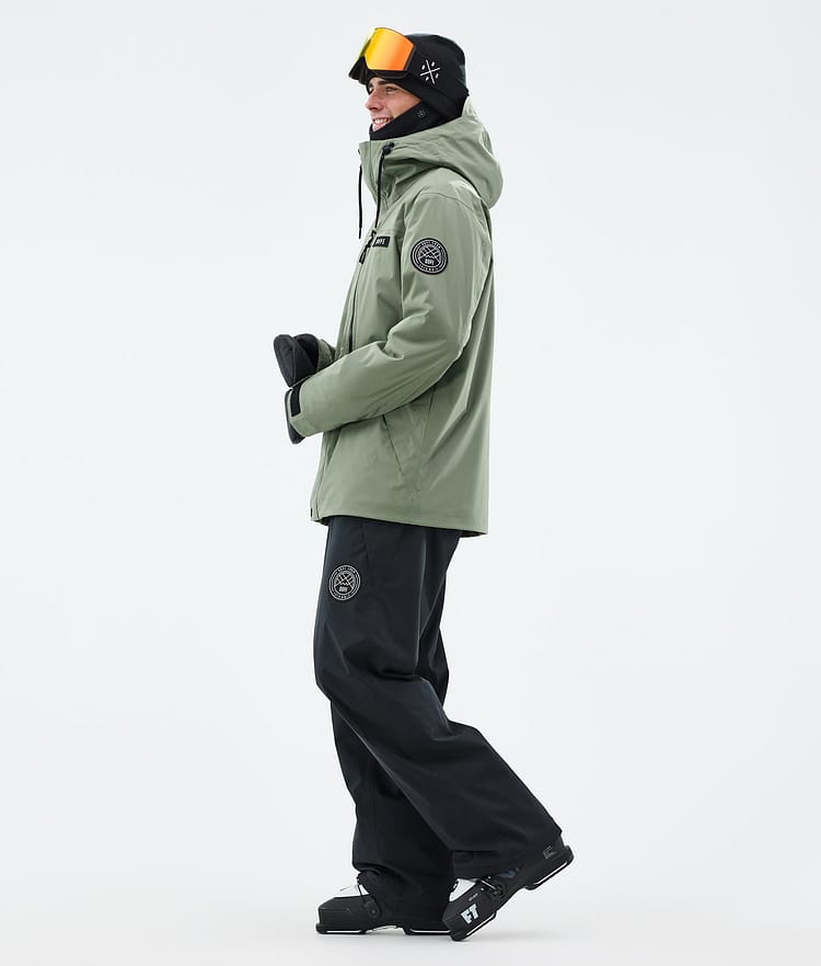 Dope Blizzard Full Zip Ski Jacket Men Moss Green, Image 3 of 9