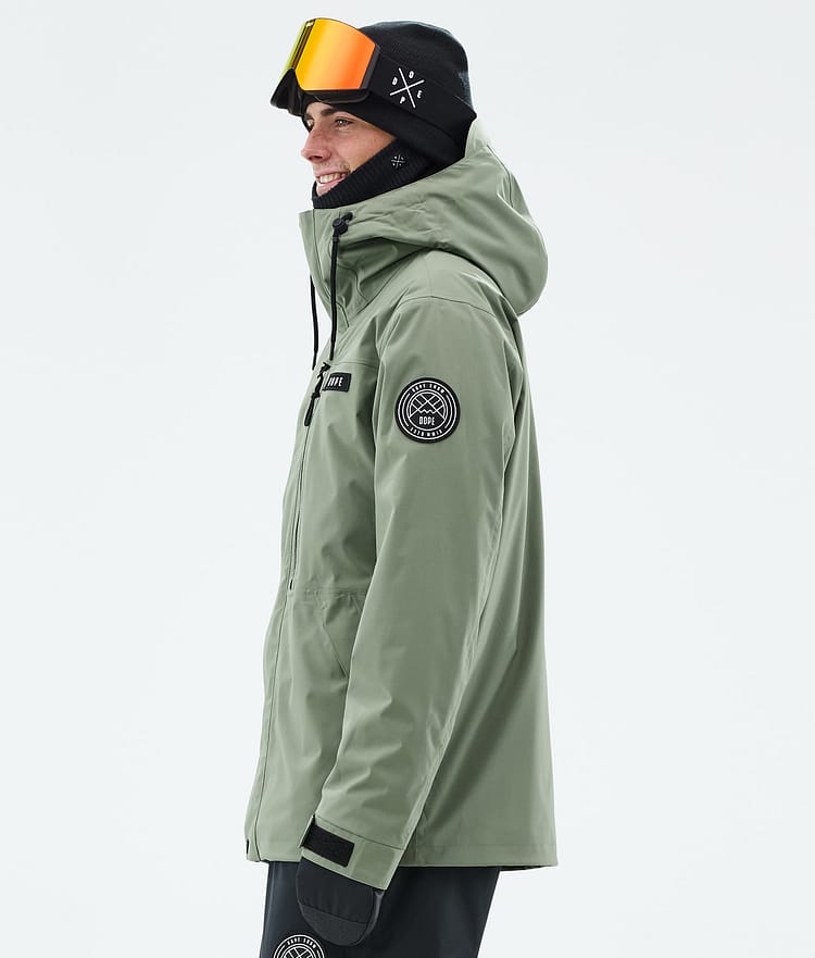 Dope Blizzard Full Zip Snowboard Jacket Men Moss Green, Image 5 of 9