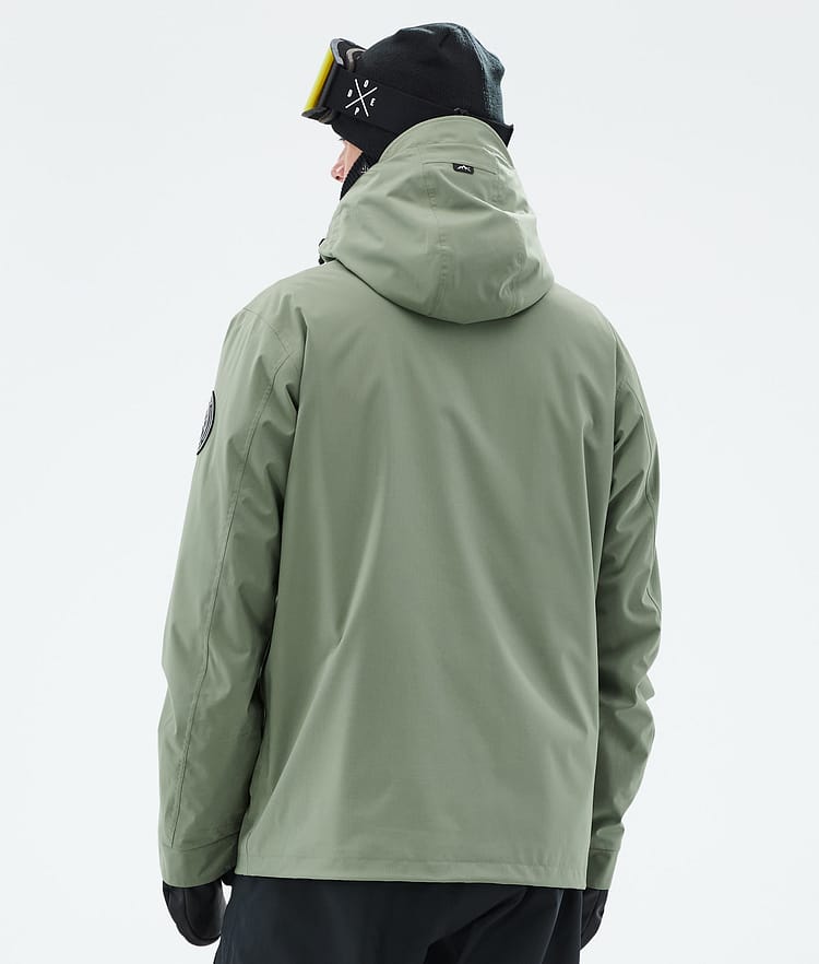 Dope Blizzard Full Zip Snowboard Jacket Men Moss Green, Image 6 of 9