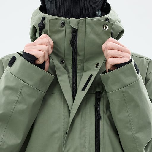 Front Zipper with Double Plackets Main Product Details Image,