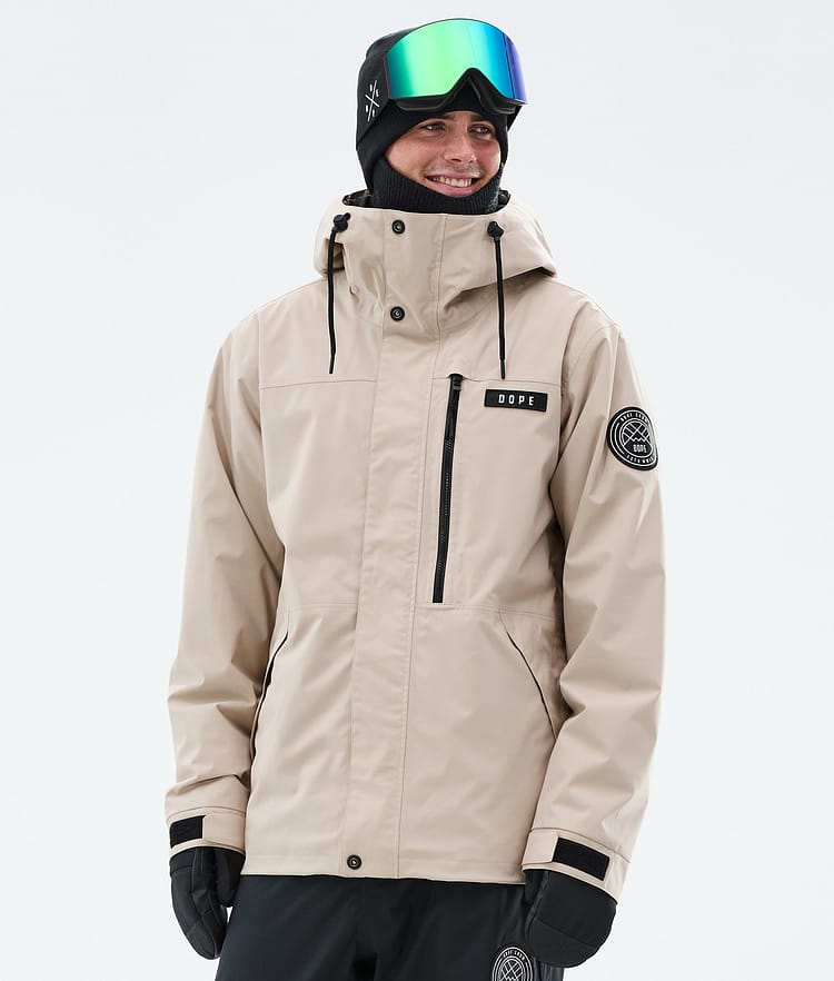 Dope Blizzard Full Zip Snowboard Jacket Men Sand, Image 1 of 9