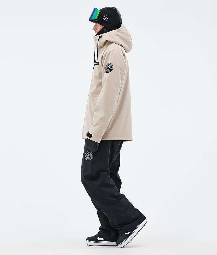 Dope Blizzard Full Zip Snowboard Jacket Men Sand, Image 3 of 9