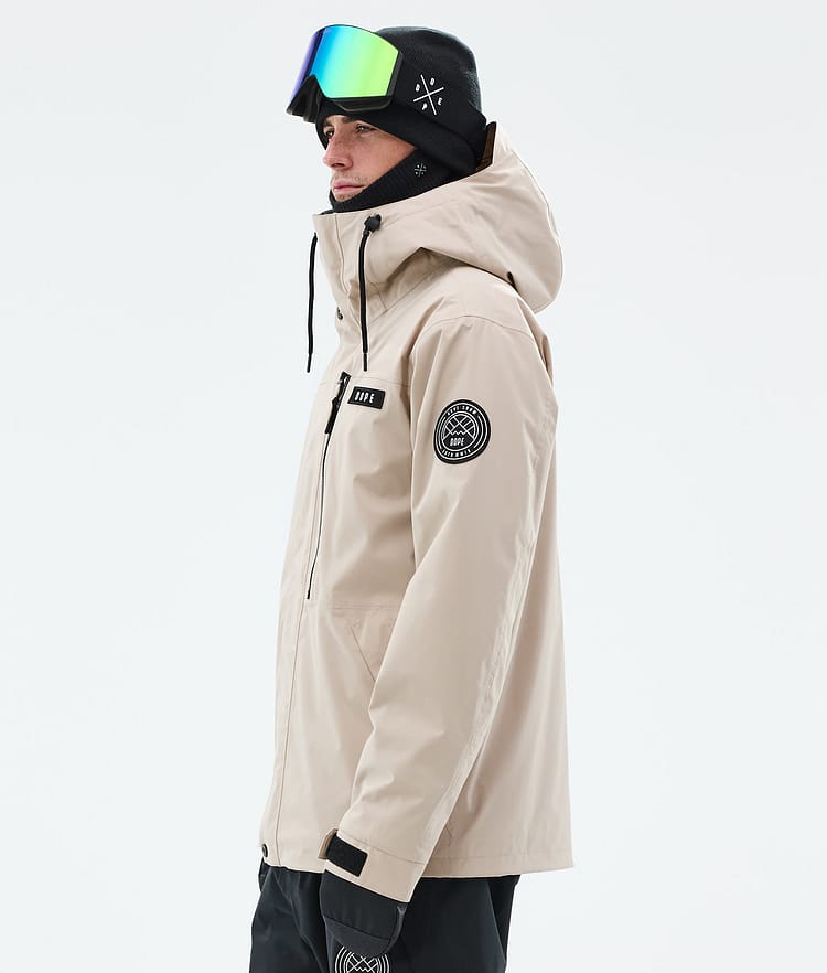 Dope Blizzard Full Zip Ski Jacket Men Sand, Image 5 of 9
