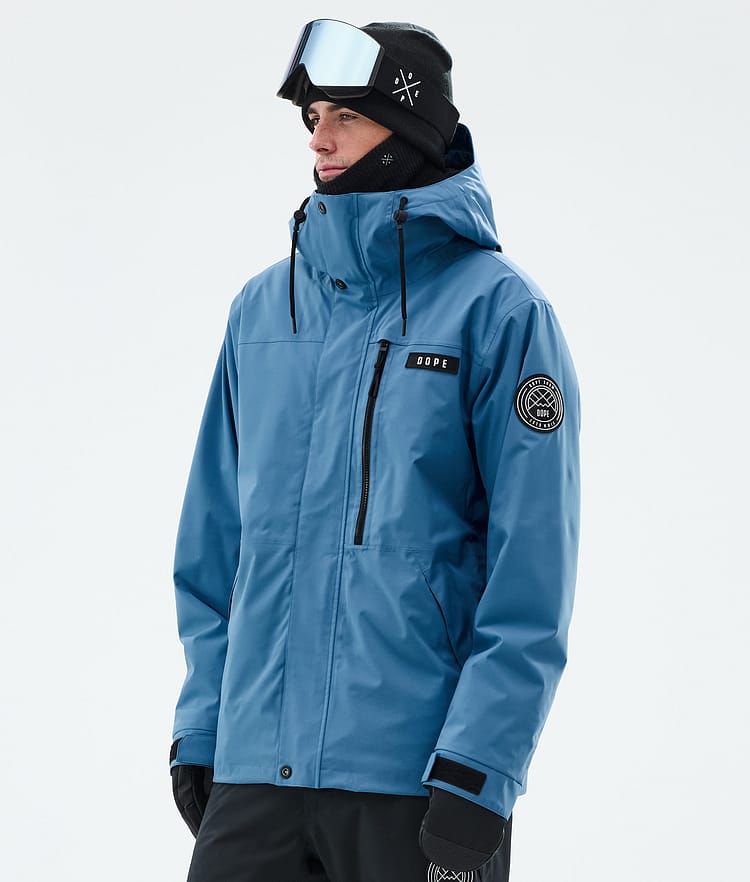 Dope Blizzard Full Zip Snowboard Jacket Men Blue Steel, Image 1 of 9
