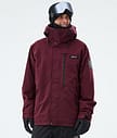 Dope Blizzard Full Zip Lyžařská Bunda Pánské Burgundy