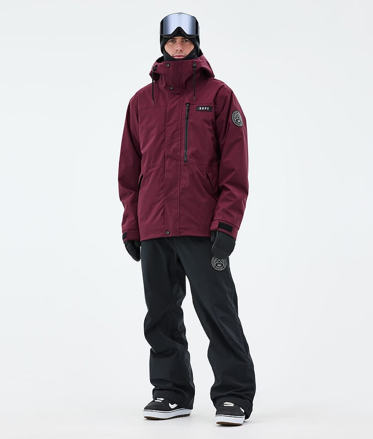 Dope Blizzard Full Zip Snowboard Jacket Men Burgundy, Image 3 of 10