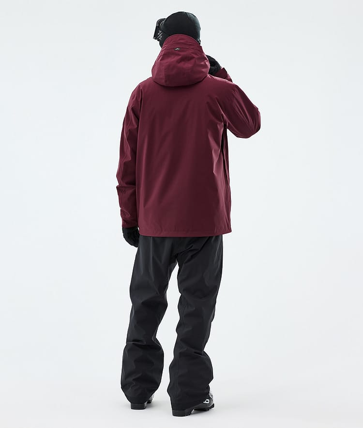 Dope Blizzard Full Zip Ski Jacket Men Burgundy, Image 3 of 9