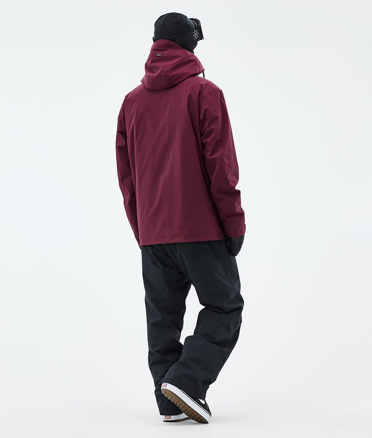 Dope Blizzard Full Zip Snowboard Jacket Men Burgundy, Image 5 of 10