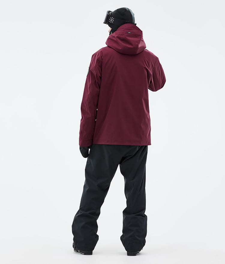Dope Blizzard Full Zip Ski Jacket Men Burgundy, Image 5 of 10