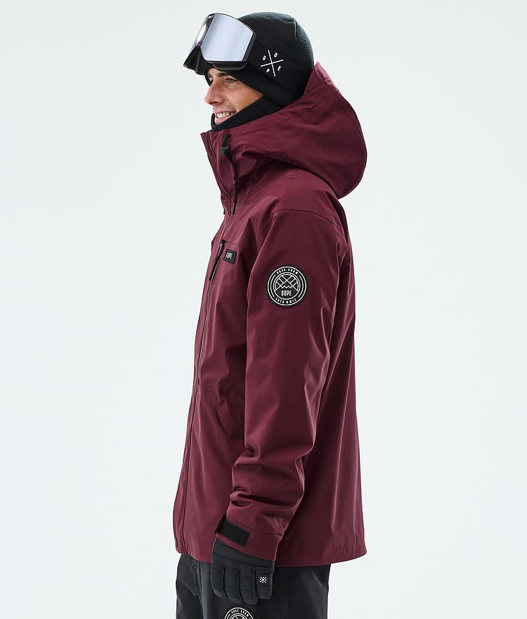 Dope Blizzard Full Zip Ski Jacket Men Burgundy, Image 5 of 9