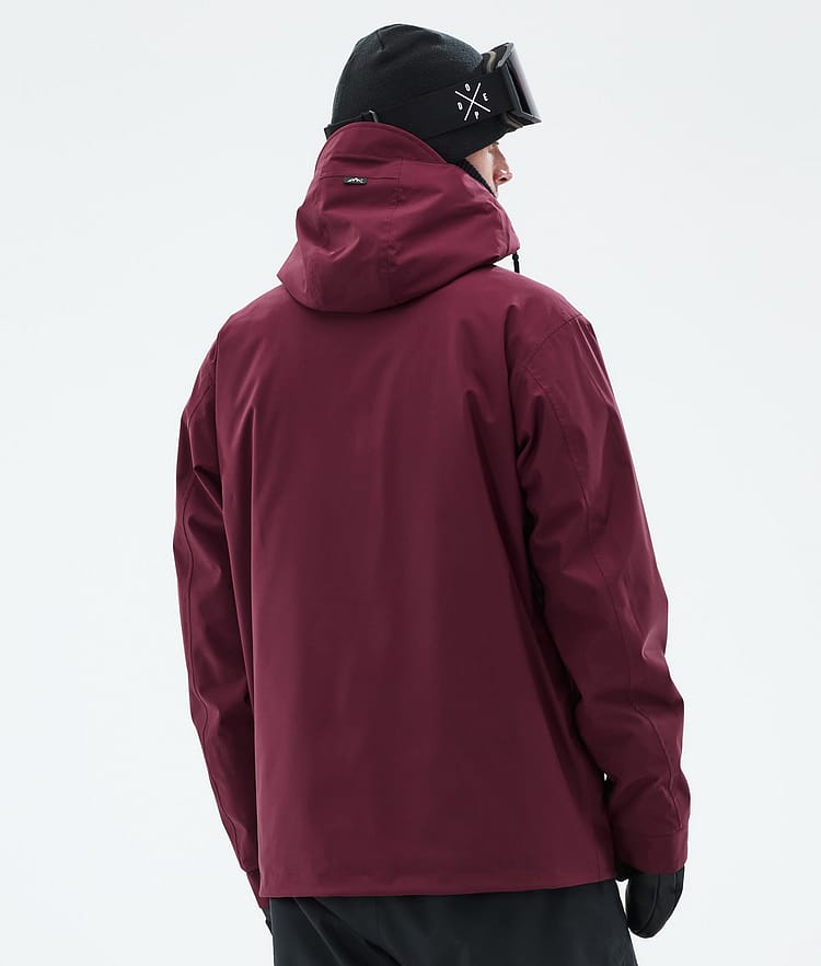 Dope Blizzard Full Zip Ski Jacket Men Burgundy, Image 7 of 10