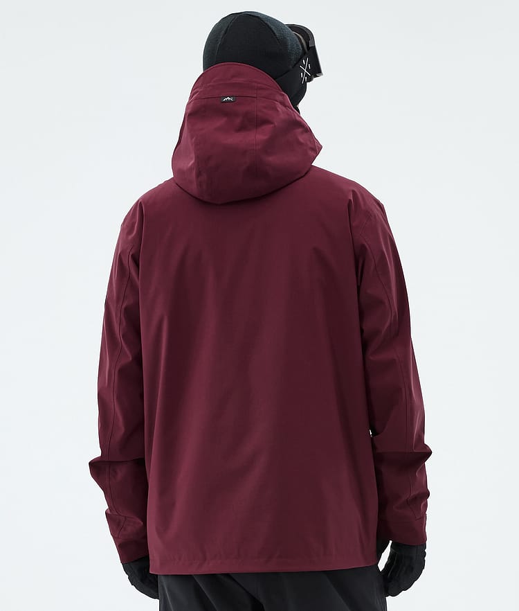 Dope Blizzard Full Zip Ski Jacket Men Burgundy, Image 6 of 9
