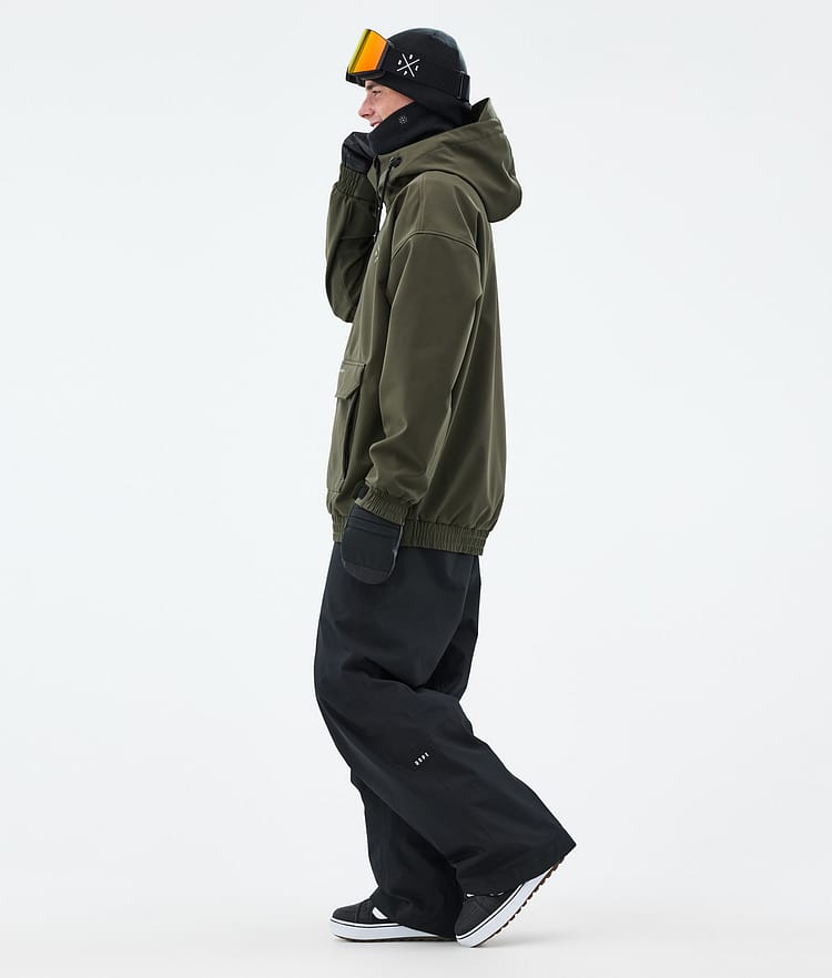 Dope Cyclone Veste Snowboard Homme Olive Green, Image 3 sur 8