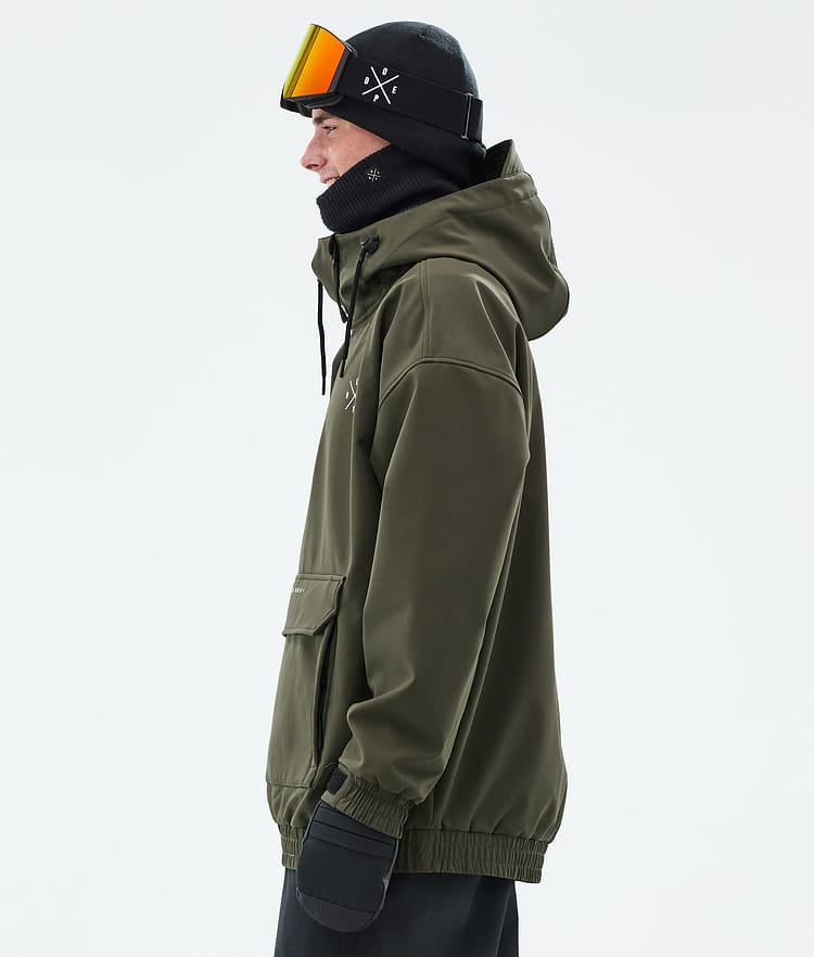 Dope Cyclone Veste Snowboard Homme Olive Green, Image 5 sur 8