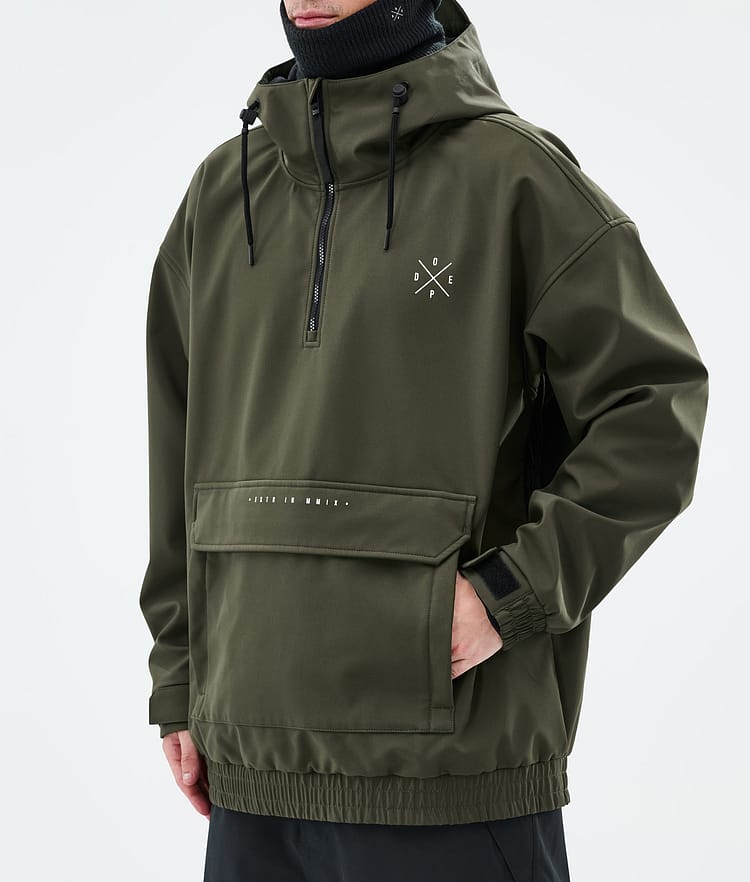 Dope Cyclone Veste Snowboard Homme Olive Green, Image 7 sur 8