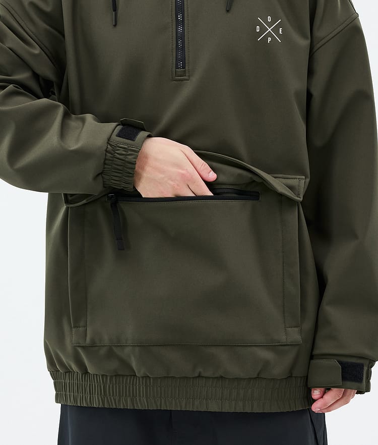 Dope Cyclone Veste Snowboard Homme Olive Green, Image 8 sur 8