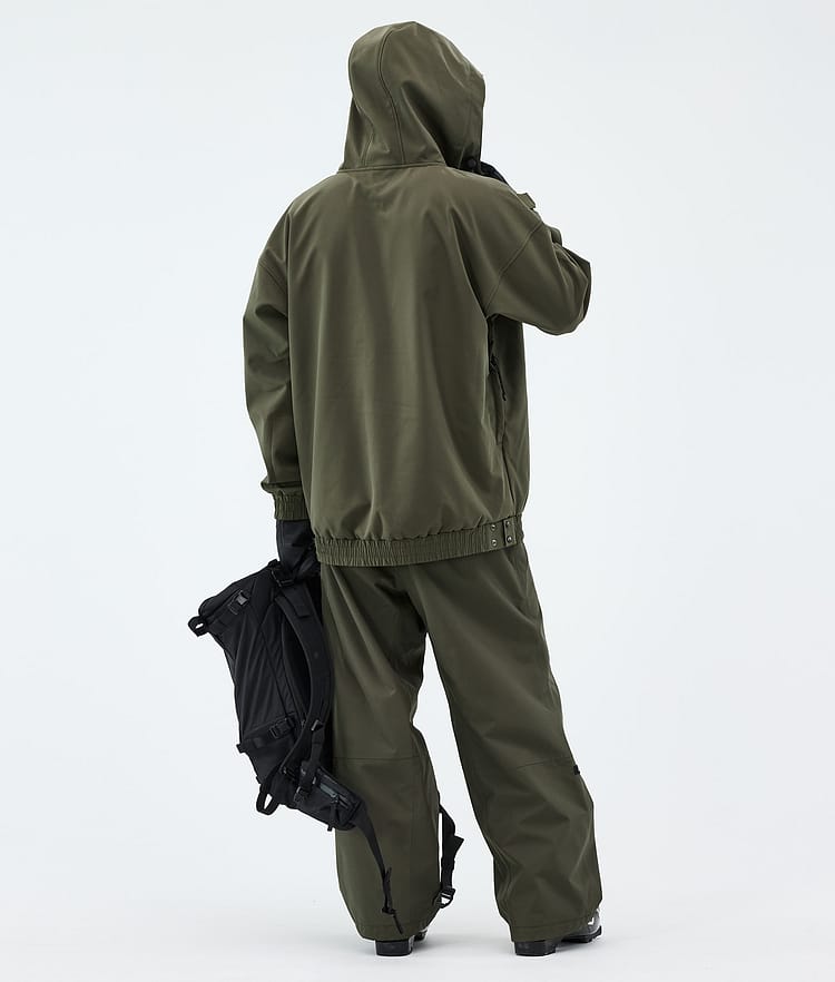 Dope Cyclone Ski Outfit Herre Olive Green, Image 2 of 2