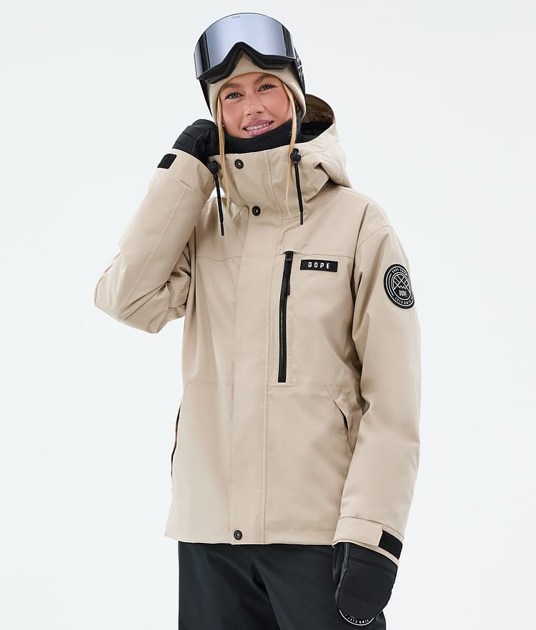 Dope Blizzard W Full Zip Snowboard Jacket Women Sand, Image 1 of 9