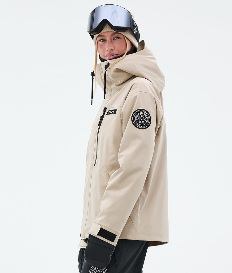 Dope Blizzard W Full Zip Snowboard Jacket Women Sand, Image 5 of 9